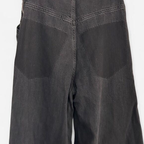 PINKO Parker Plus Black Sequin Palazzo Trousers – Glam Statement Pants (Sz 26) - Picture 6 of 8